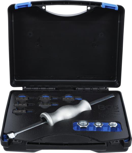 BGS Gleithammer-Satz mit Gewinde-Adaptern 12-tlg. 70325
